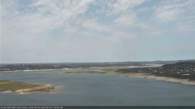Lake Travis webcam, May 10, 2024 12:00 PM CT