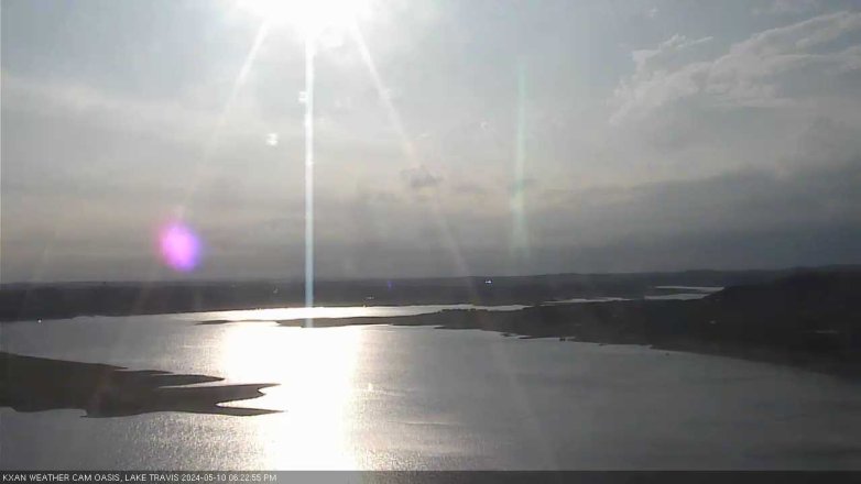 Lake Travis webcam, May 10, 2024 6:25 PM CT