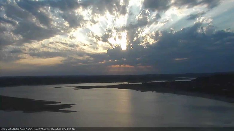Lake Travis webcam, May 10, 2024 7:45 PM CT