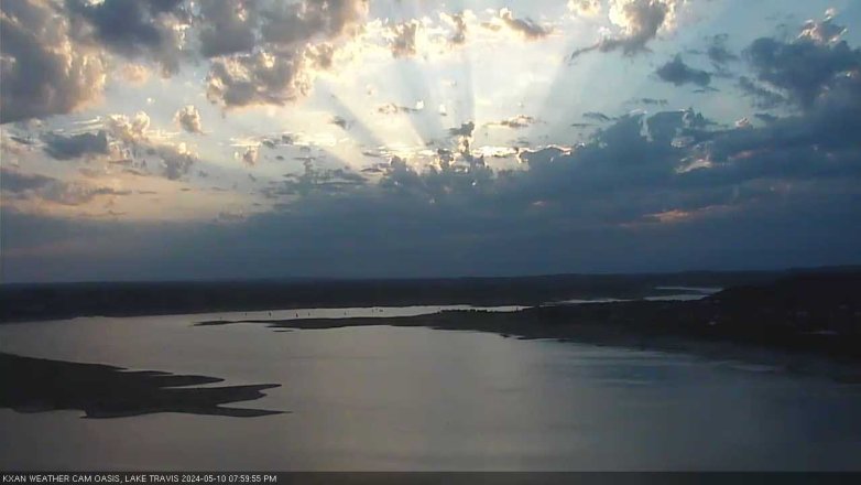 Lake Travis webcam, May 10, 2024 8:00 PM CT