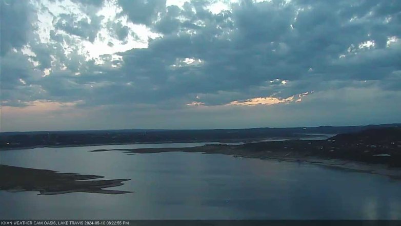 Lake Travis webcam, May 10, 2024 8:25 PM CT