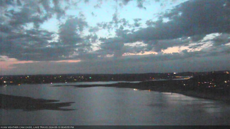 Lake Travis webcam, May 10, 2024 8:45 PM CT