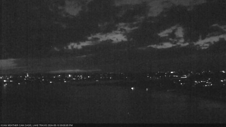Lake Travis webcam, May 10, 2024 9:00 PM CT