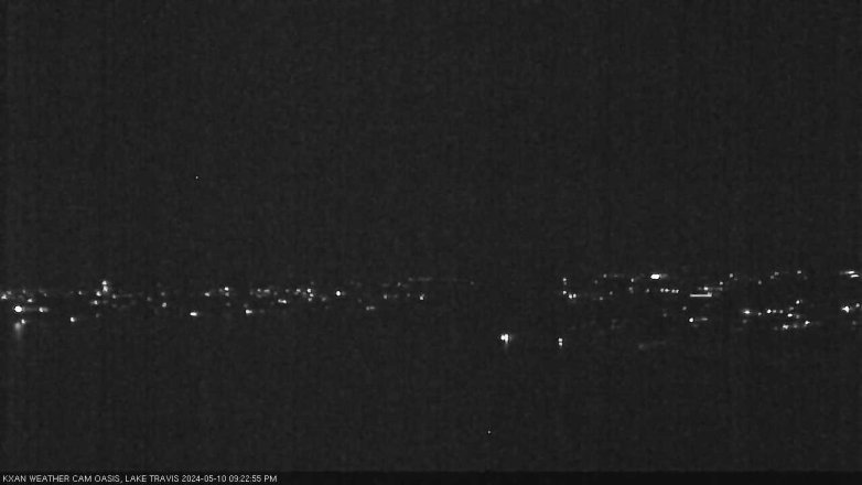 Lake Travis webcam, May 10, 2024 9:25 PM CT