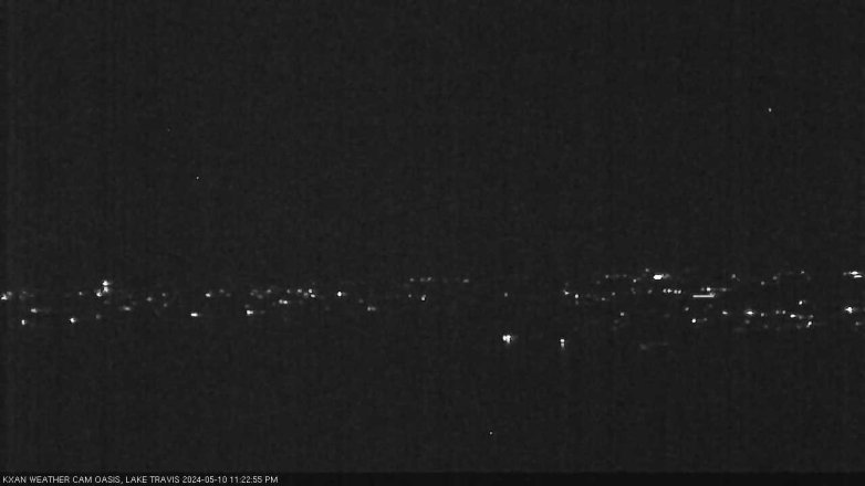 Lake Travis webcam, May 10, 2024 11:25 PM CT