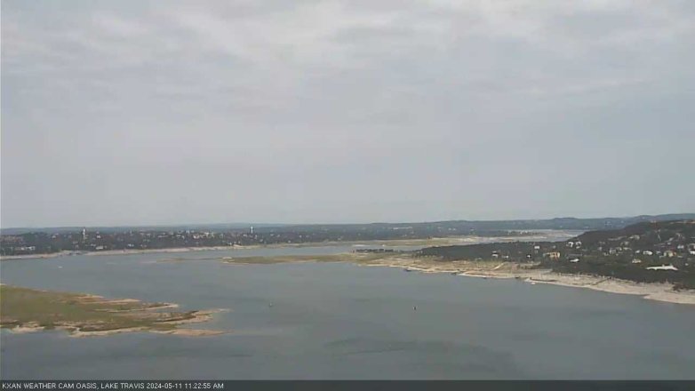 Lake Travis webcam, May 11, 2024 11:25 AM CT