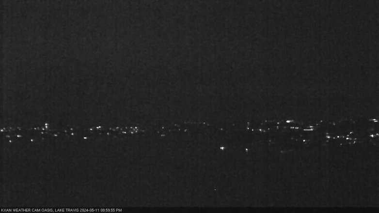 Lake Travis webcam, May 11, 2024 9:00 PM CT