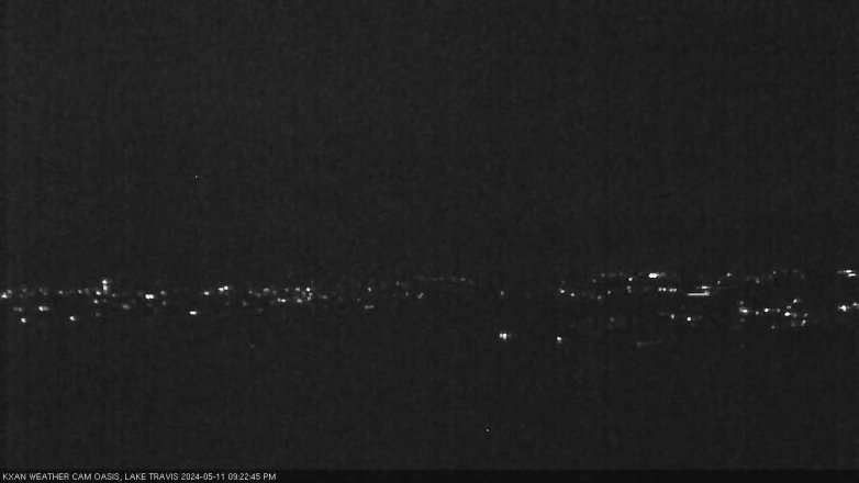 Lake Travis webcam, May 11, 2024 9:25 PM CT