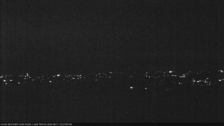 Lake Travis webcam, May 11, 2024 10:25 PM CT