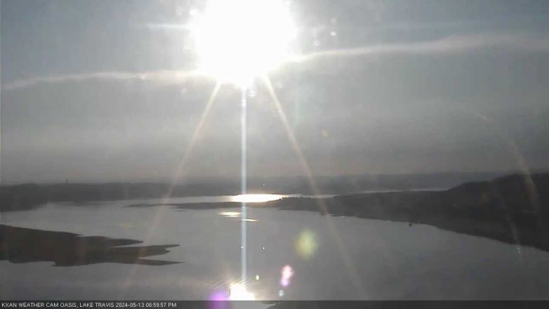 Lake Travis webcam, May 13, 2024 7:00 PM CT