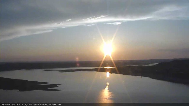 Lake Travis webcam, May 13, 2024 8:00 PM CT