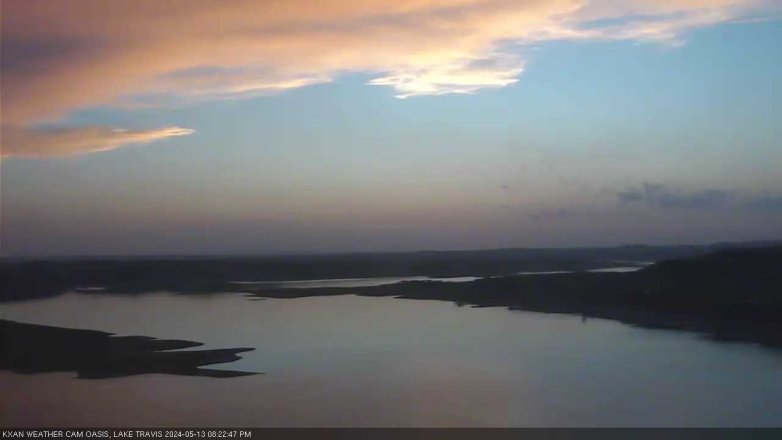 Lake Travis webcam, May 13, 2024 8:25 PM CT