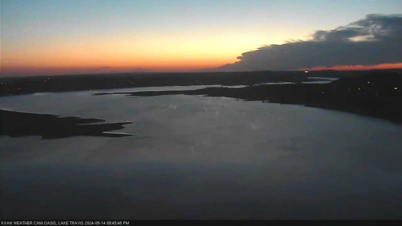 Lake Travis webcam, May 14, 2024 8:45 PM CT