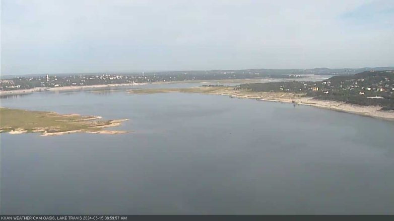 Lake Travis webcam, May 15, 2024 9:00 AM CT