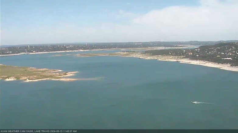 Lake Travis webcam, May 15, 2024 11:45 AM CT