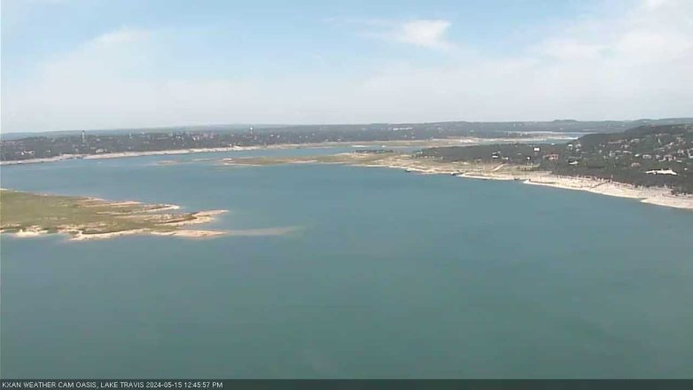 Lake Travis webcam, May 15, 2024 12:45 PM CT