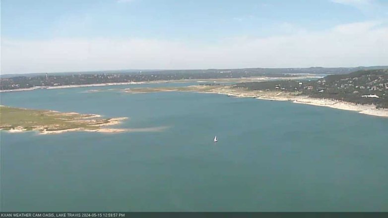 Lake Travis webcam, May 15, 2024 1:00 PM CT
