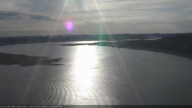 Lake Travis webcam, May 15, 2024 6:45 PM CT
