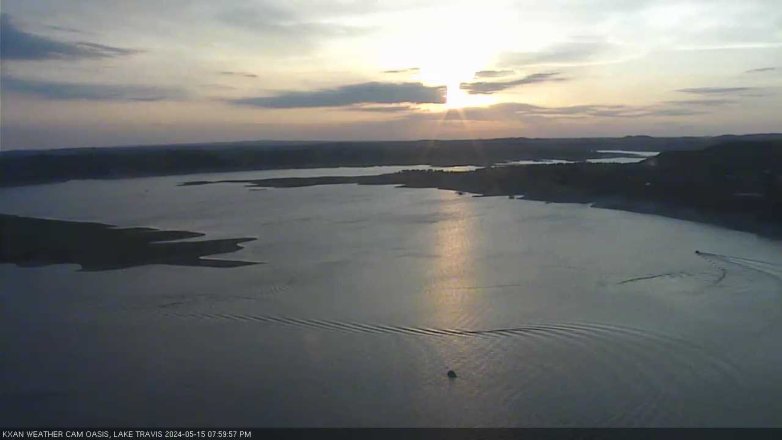 Lake Travis webcam, May 15, 2024 8:00 PM CT