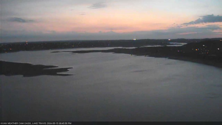 Lake Travis webcam, May 15, 2024 8:45 PM CT