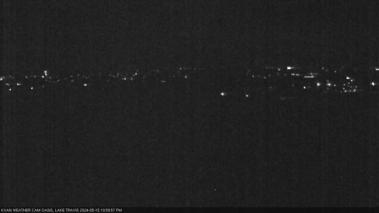 Lake Travis webcam, May 15, 2024 11:00 PM CT