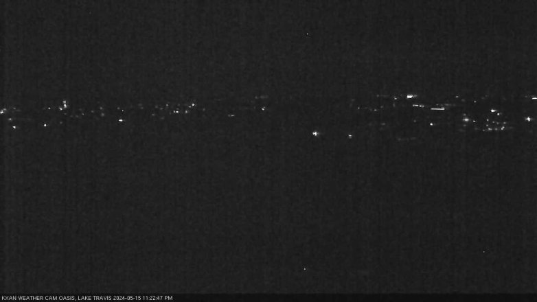 Lake Travis webcam, May 15, 2024 11:25 PM CT