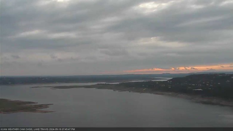 Lake Travis webcam, May 16, 2024 7:45 PM CT