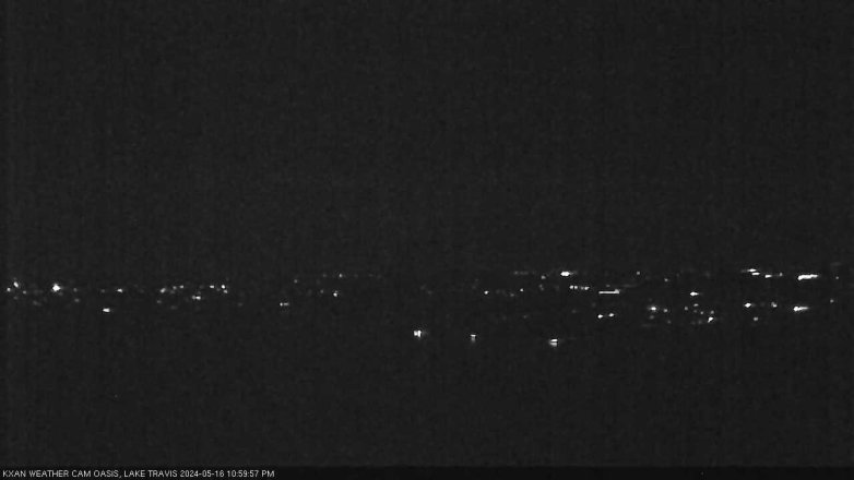 Lake Travis webcam, May 16, 2024 11:00 PM CT