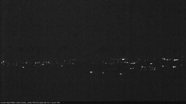 Lake Travis webcam, May 16, 2024 11:25 PM CT