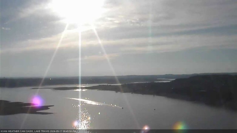 Lake Travis webcam, May 17, 2024 6:45 PM CT
