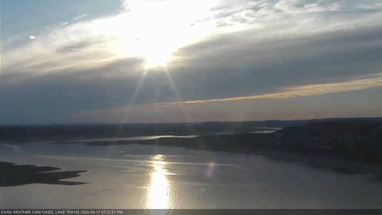 Lake Travis webcam, May 17, 2024 7:25 PM CT