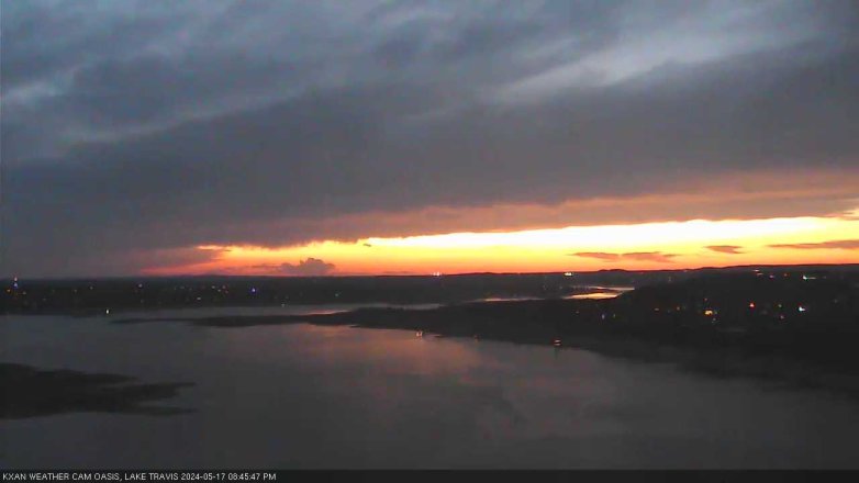 Lake Travis webcam, May 17, 2024 8:45 PM CT