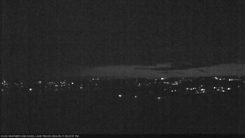 Lake Travis webcam, May 17, 2024 9:25 PM CT