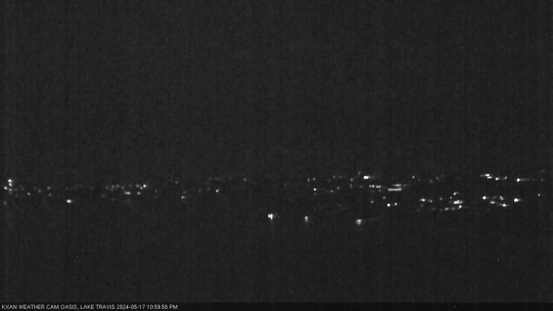Lake Travis webcam, May 17, 2024 11:00 PM CT