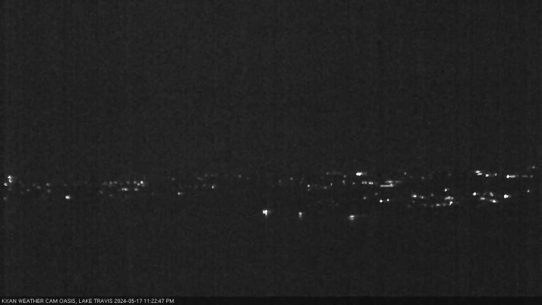 Lake Travis webcam, May 17, 2024 11:25 PM CT