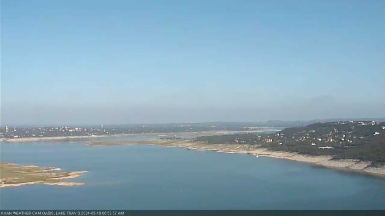Lake Travis webcam, May 18, 2024 9:00 AM CT