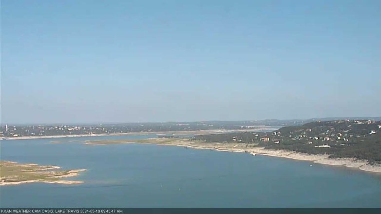 Lake Travis webcam, May 18, 2024 9:45 AM CT