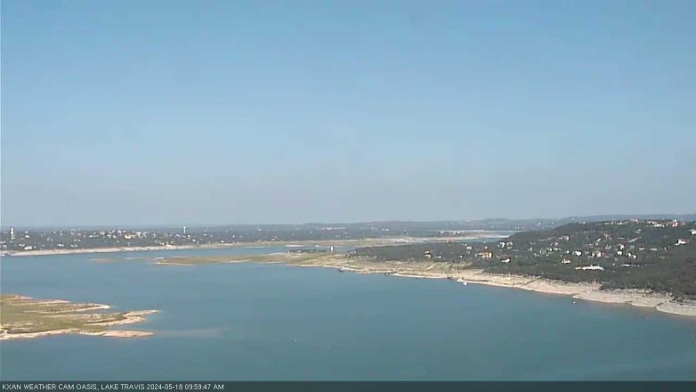 Lake Travis webcam, May 18, 2024 10:00 AM CT
