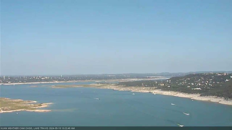 Lake Travis webcam, May 18, 2024 10:25 AM CT