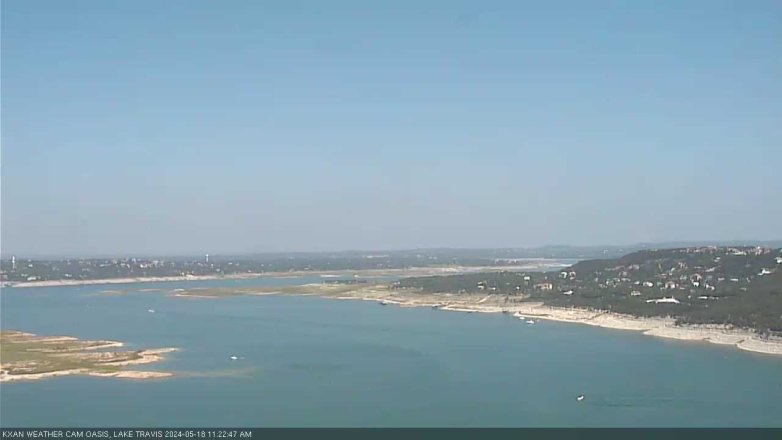 Lake Travis webcam, May 18, 2024 11:25 AM CT