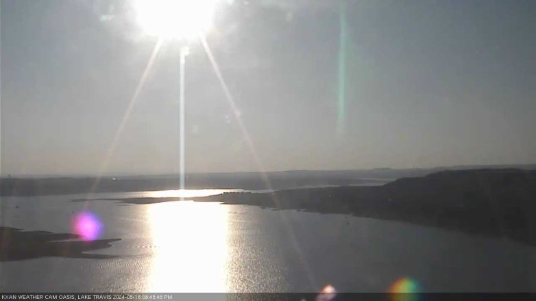 Lake Travis webcam, May 18, 2024 6:45 PM CT