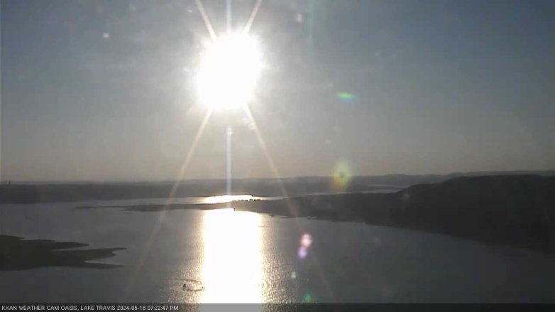Lake Travis webcam, May 18, 2024 7:25 PM CT
