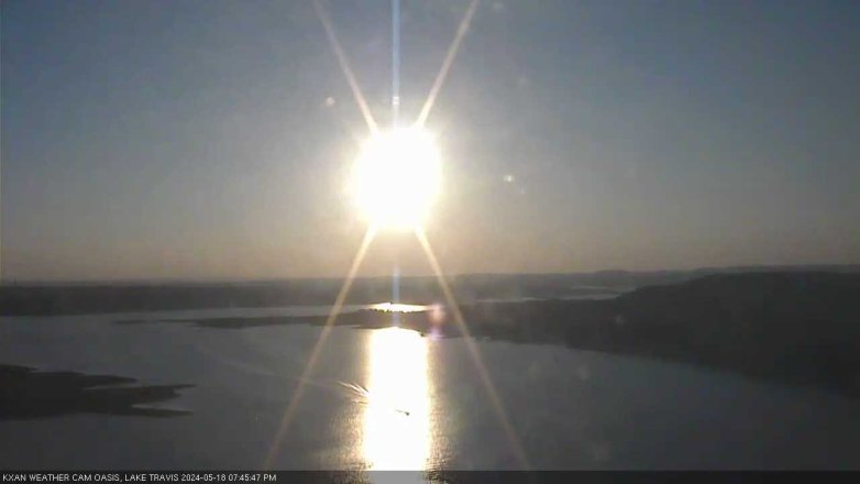 Lake Travis webcam, May 18, 2024 7:45 PM CT