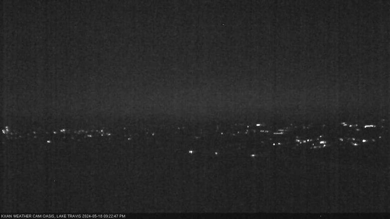 Lake Travis webcam, May 18, 2024 9:25 PM CT