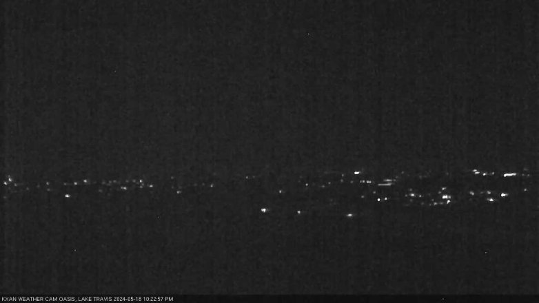 Lake Travis webcam, May 18, 2024 10:25 PM CT