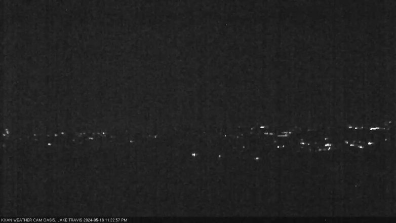 Lake Travis webcam, May 18, 2024 11:25 PM CT