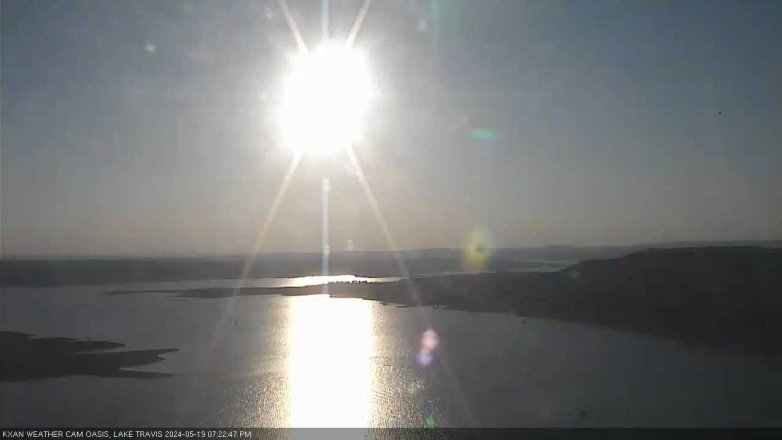 Lake Travis webcam, May 19, 2024 7:25 PM CT
