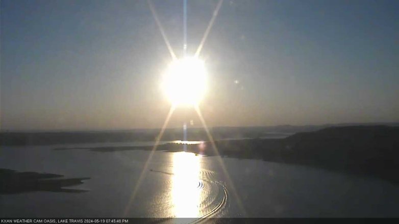Lake Travis webcam, May 19, 2024 7:45 PM CT