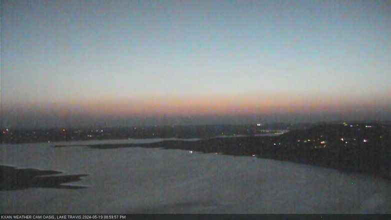 Lake Travis webcam, May 19, 2024 9:00 PM CT