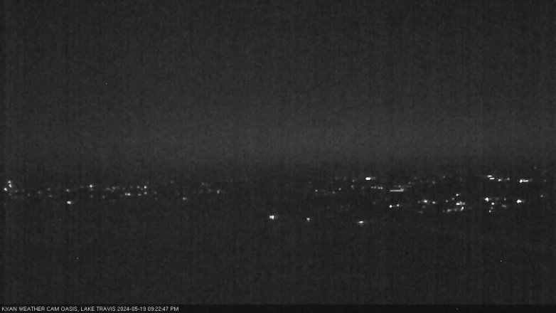 Lake Travis webcam, May 19, 2024 9:25 PM CT